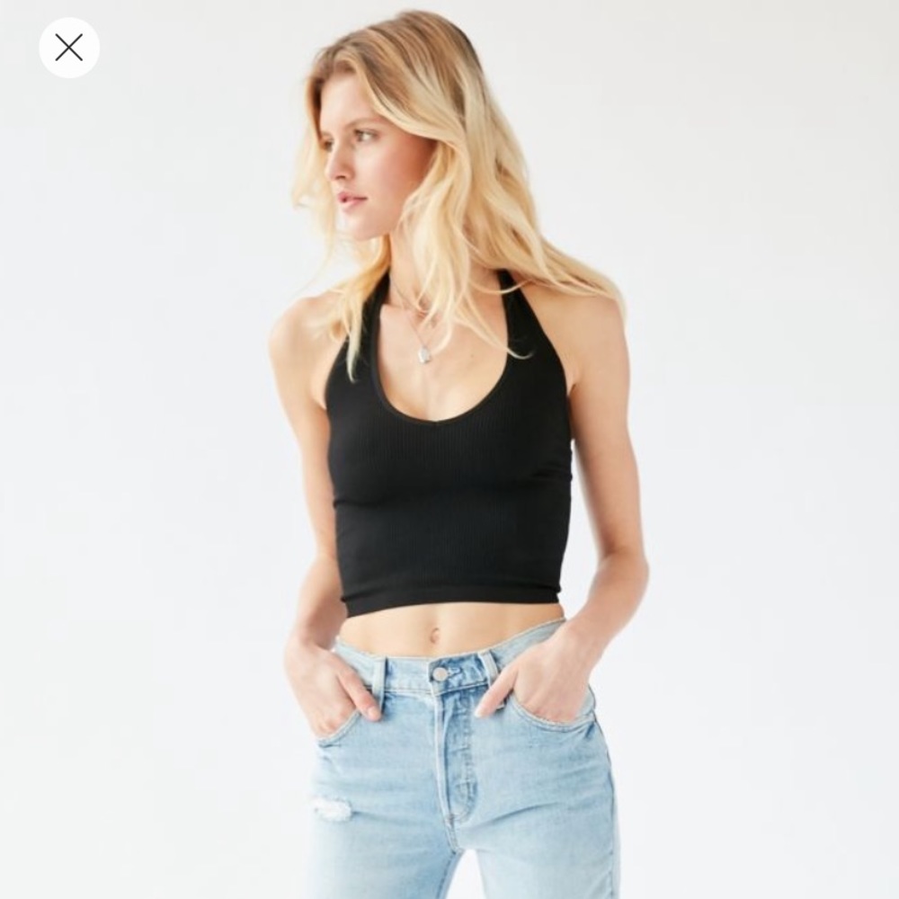 Out from under halter Jackie seamless top